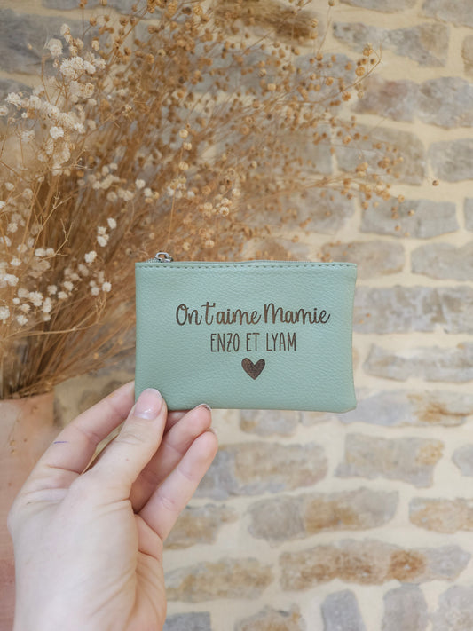 Porte-monnaie personnalisé