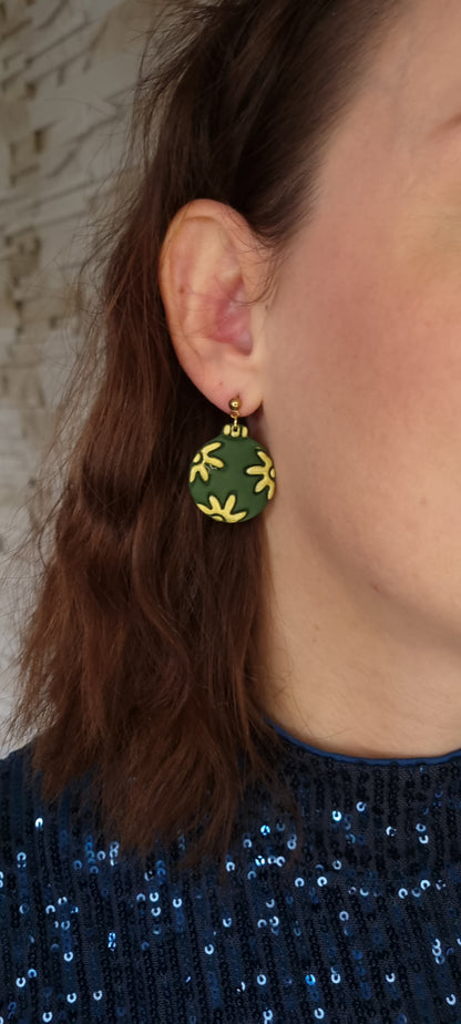 Boule de Noël verte