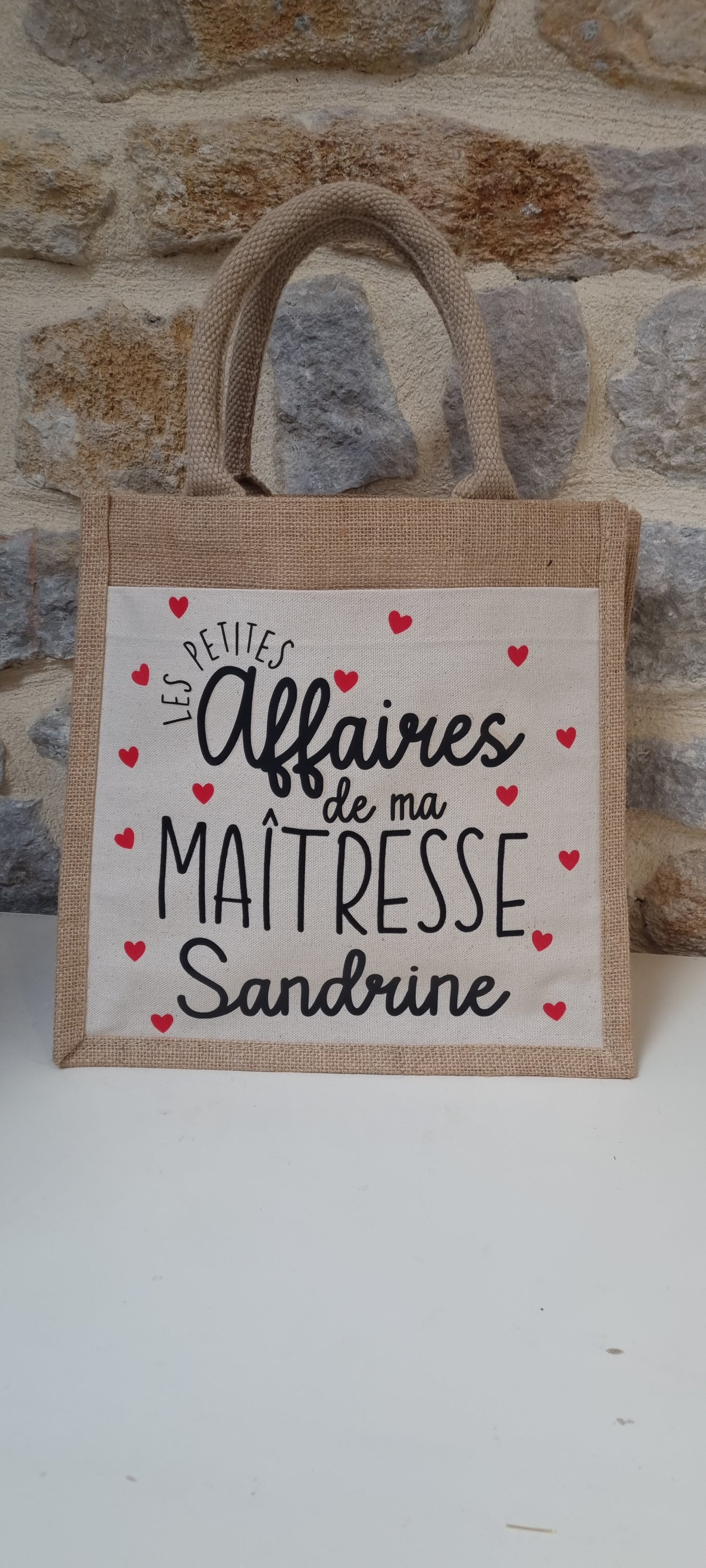 Sac cabas en toile de jute