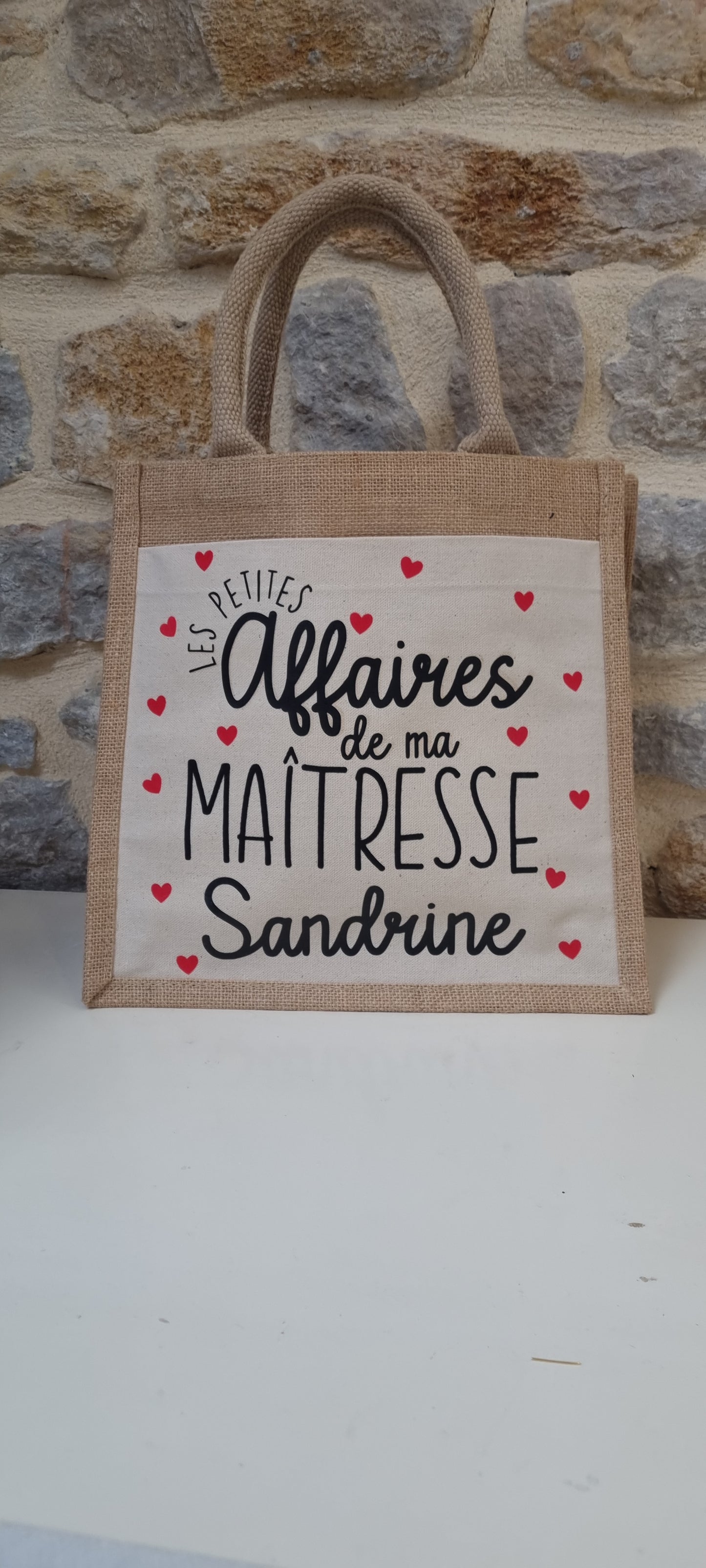 Sac cabas en toile de jute