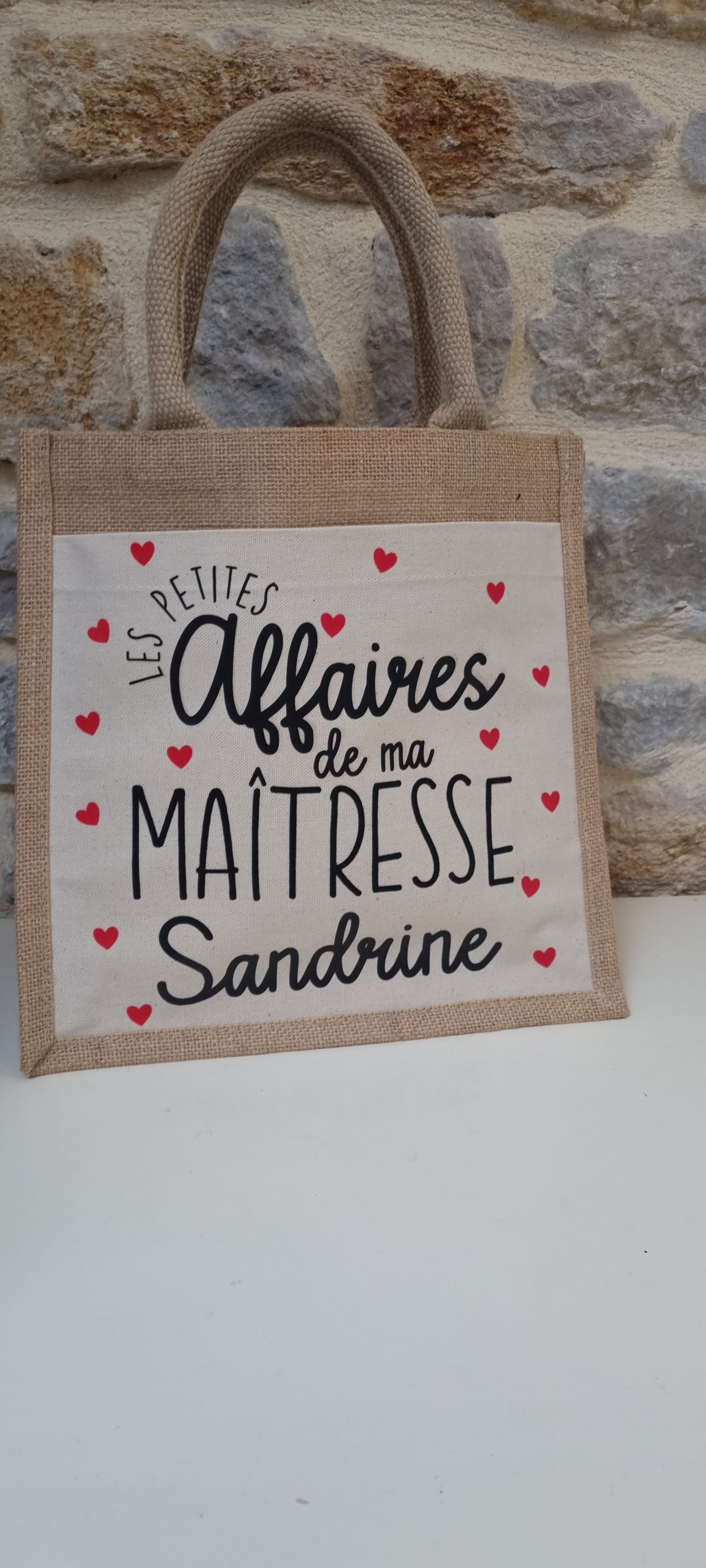 Sac cabas en toile de jute
