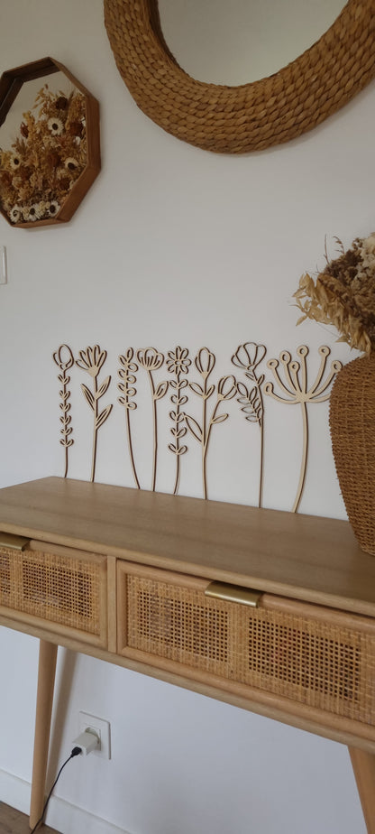 Fleurs Coupées en Bois