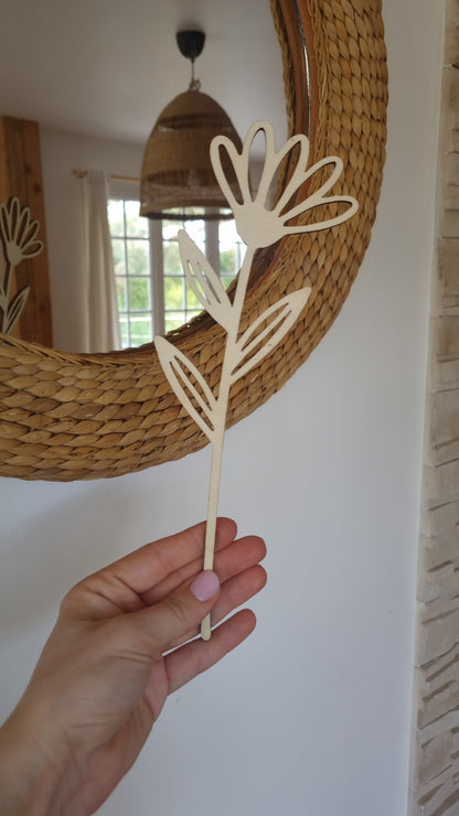 Fleurs Coupées en Bois