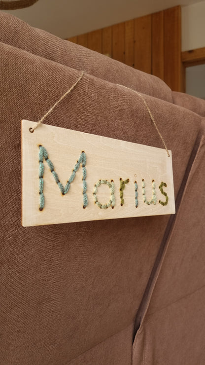 🌈 Panneaux en Bois Brodés