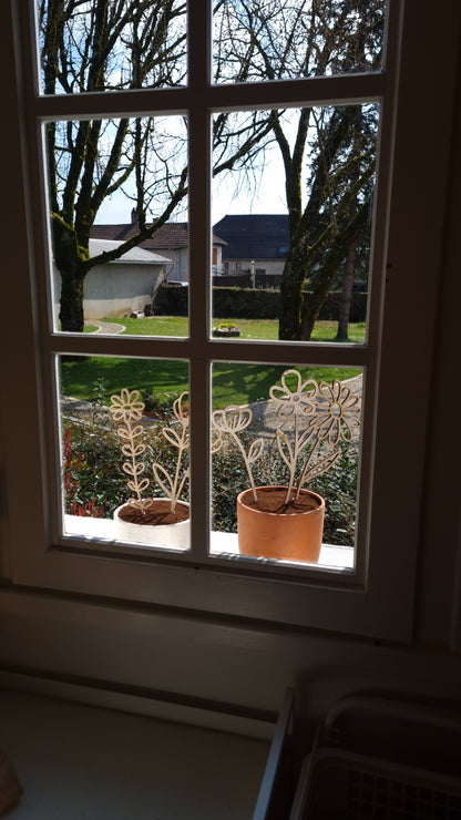Fleurs Coupées en Bois