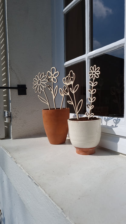 Fleurs Coupées en Bois