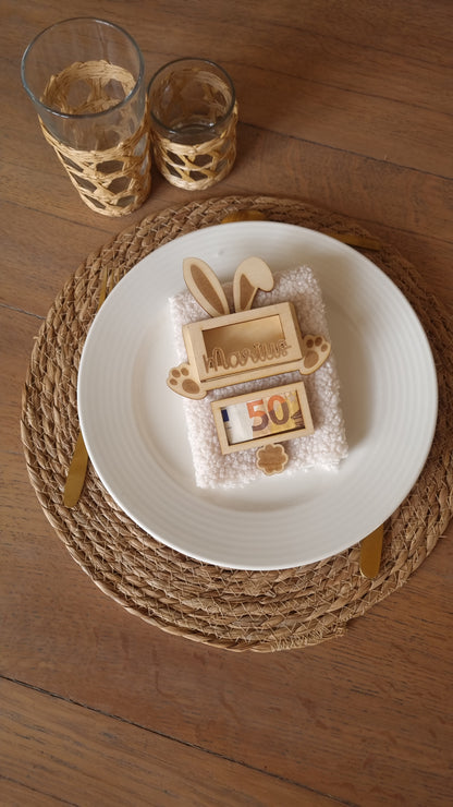 Lapin en Bois avec Tiroir