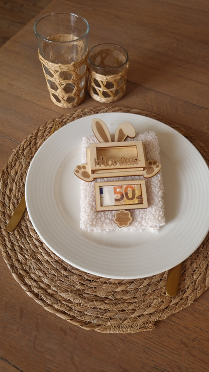 Lapin en Bois avec Tiroir
