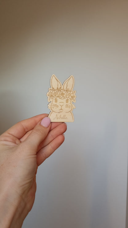 Magnet de Pâques Personnalisés en Bois