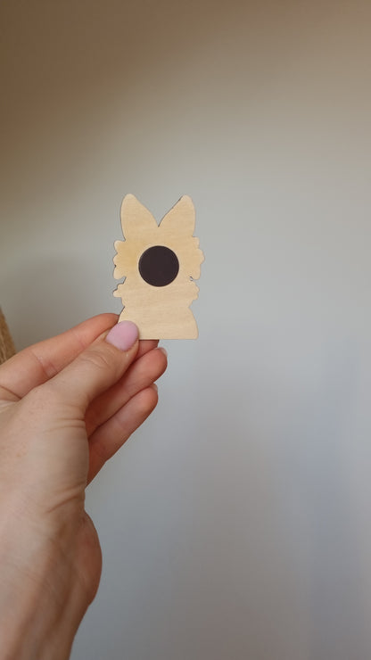 Magnet de Pâques Personnalisés en Bois