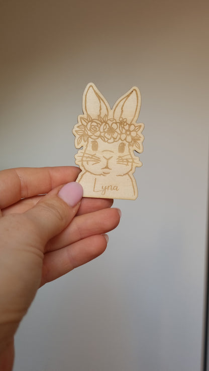 Magnet de Pâques Personnalisés en Bois