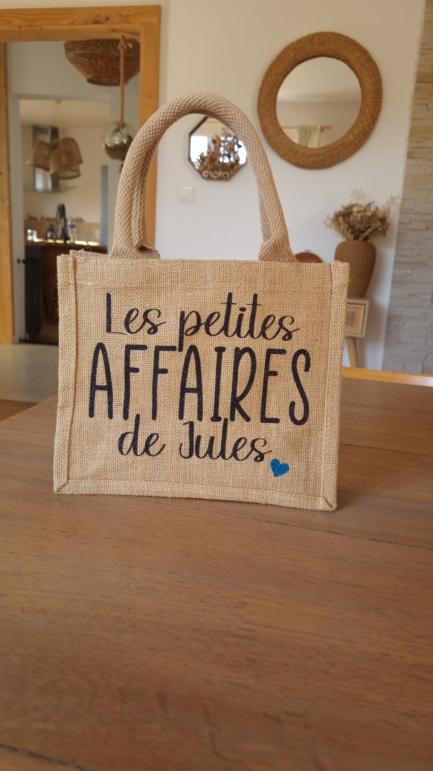 Sac cabas en toile de jute – Les petites affaires de ...