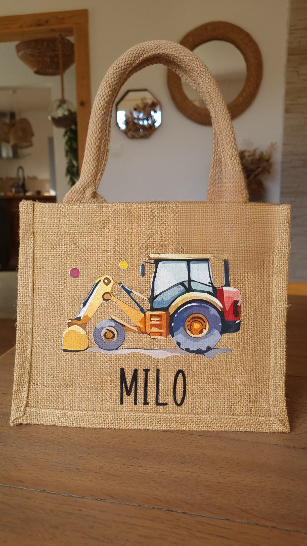 Sac en jute engin