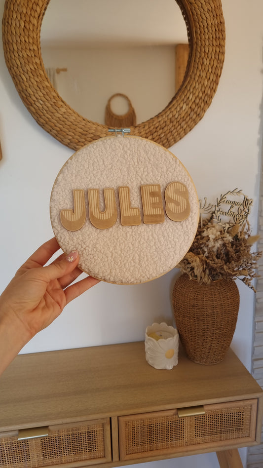 Mon petit tambourin bouclette et bois