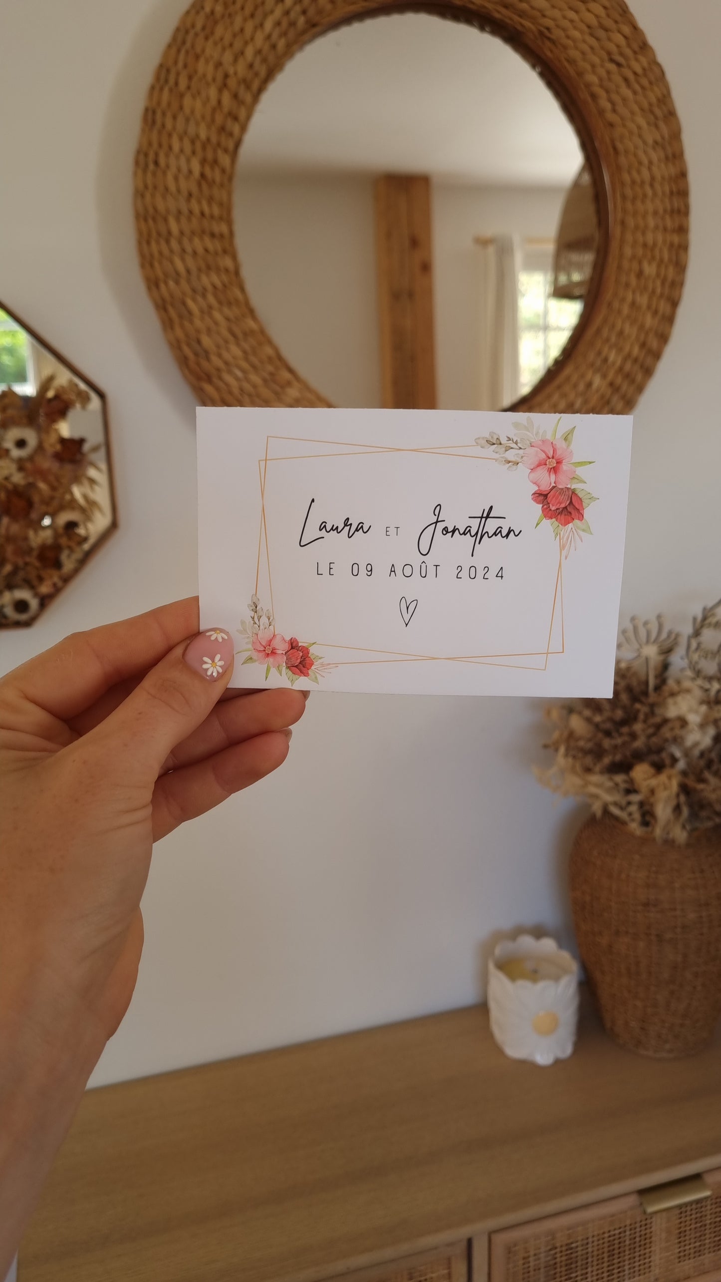 Étiquettes de bouteille personnalisées pour un mariage