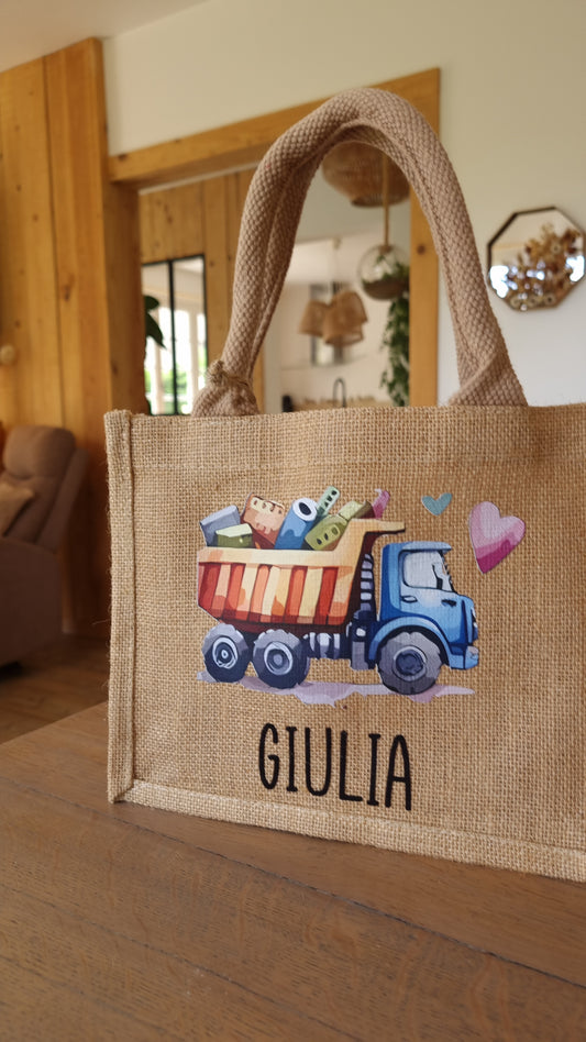 Sac en jute engin