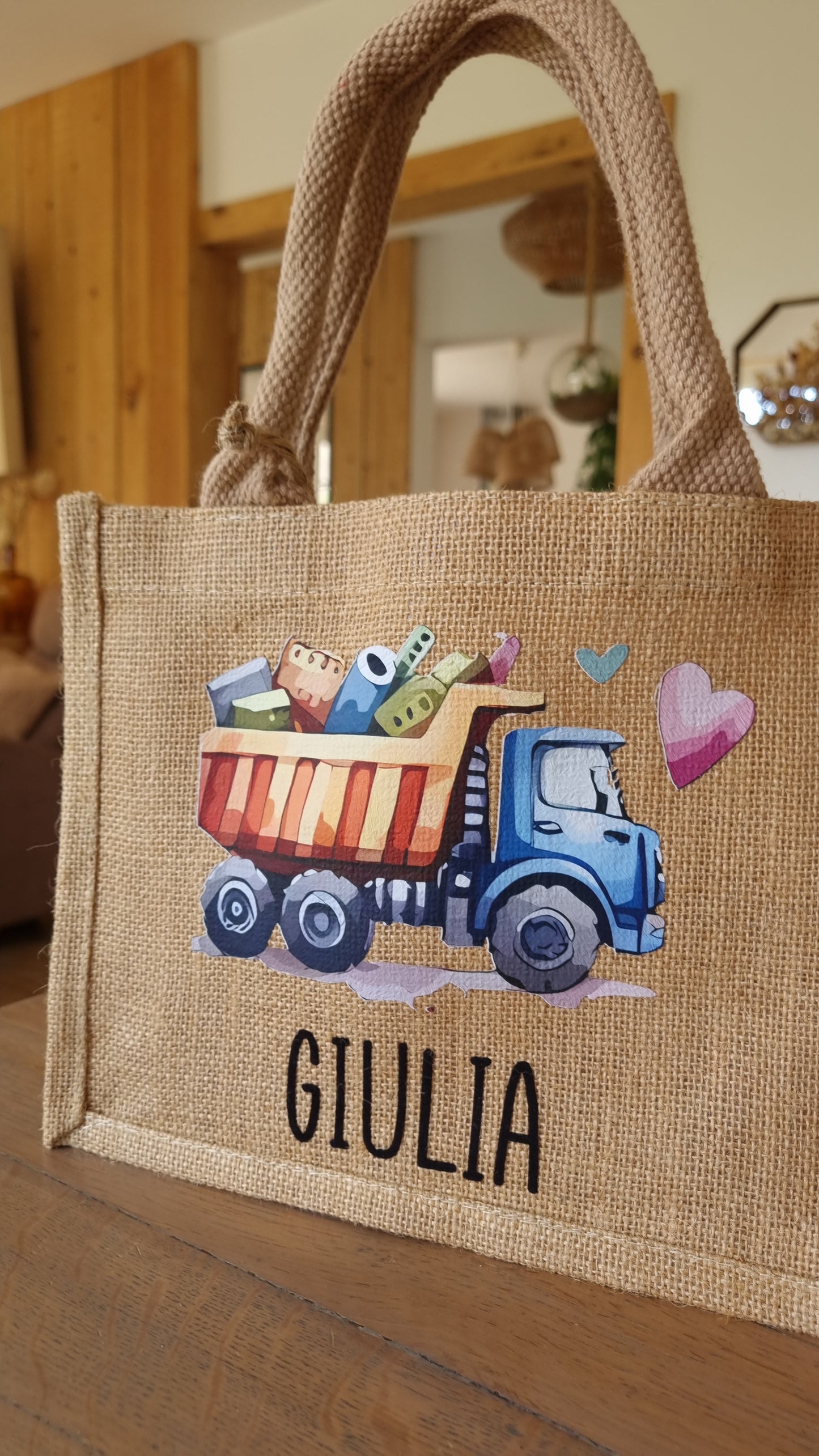 Sac en jute engin