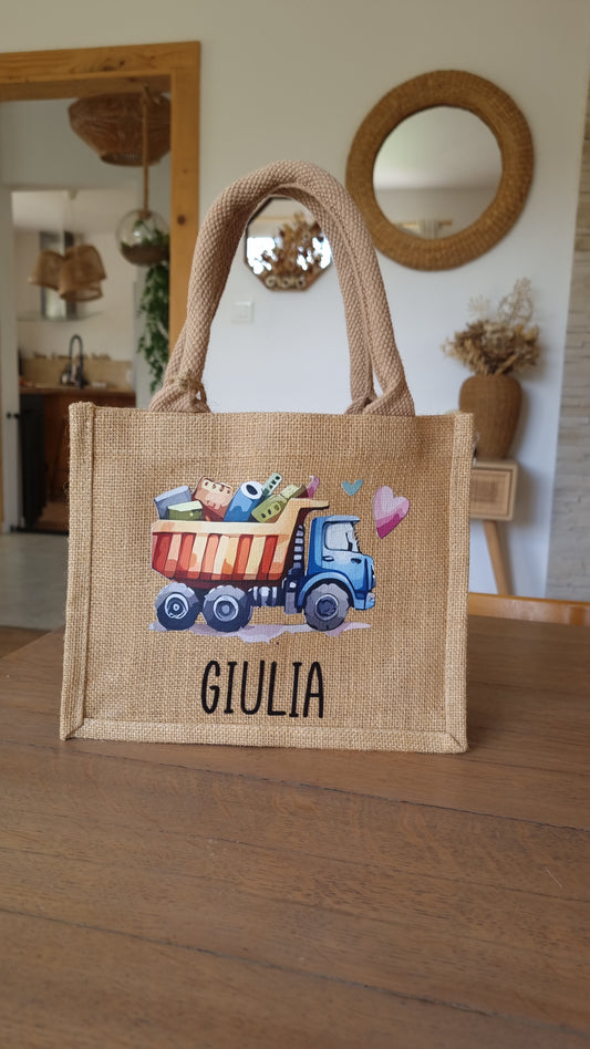 Sac en jute engin