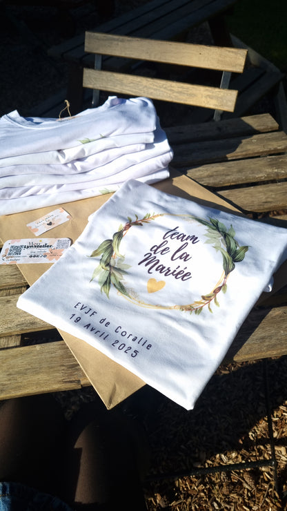 T-shirts personnalisés EVJF – Pour une team bride stylée jusqu’au bout !