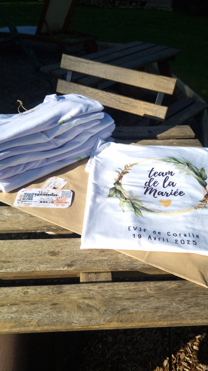T-shirts personnalisés EVJF – Pour une team bride stylée jusqu’au bout !