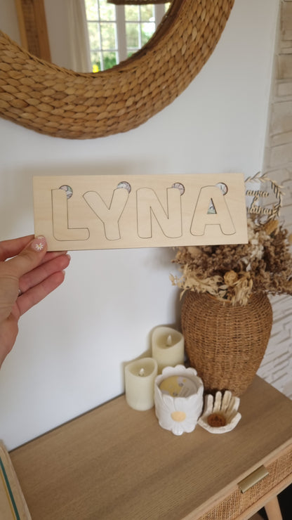 Puzzle prénom personnalisé pour enfant – Un jeu unique rien qu’à lui