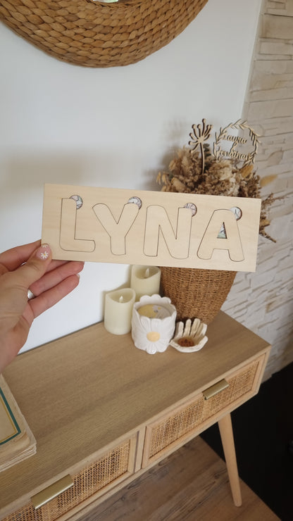 Puzzle prénom personnalisé pour enfant – Un jeu unique rien qu’à lui