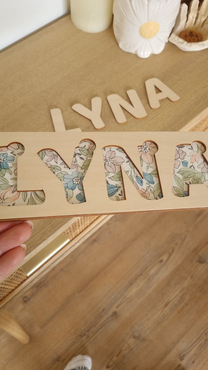 Puzzle prénom personnalisé pour enfant – Un jeu unique rien qu’à lui