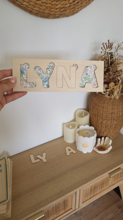 Puzzle prénom personnalisé pour enfant – Un jeu unique rien qu’à lui