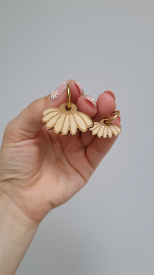 Boucles d’oreilles assorties "Telle mère, telle fille" – Look complice en bois naturel