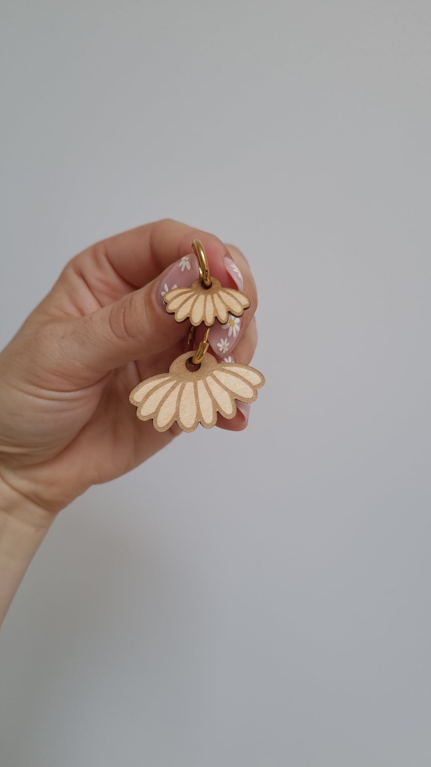 Boucles d’oreilles assorties "Telle mère, telle fille" – Look complice en bois naturel