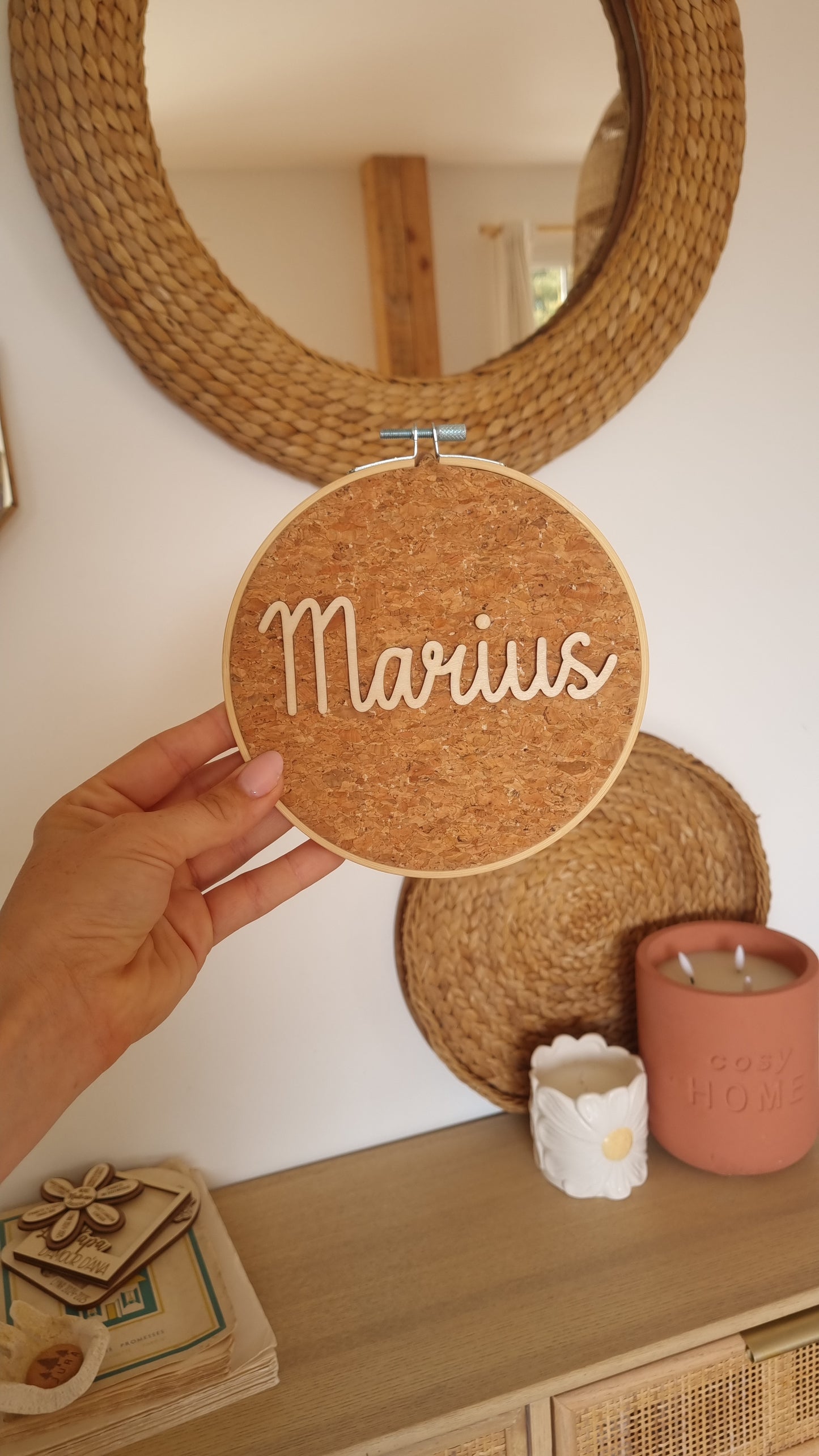 Mon petit tambourin Liège et bois