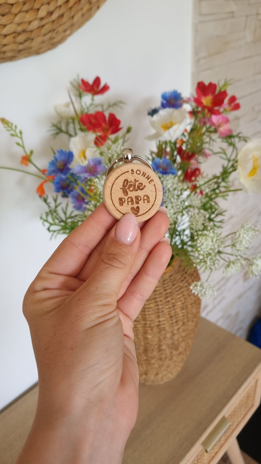 Un porte-clé en bois