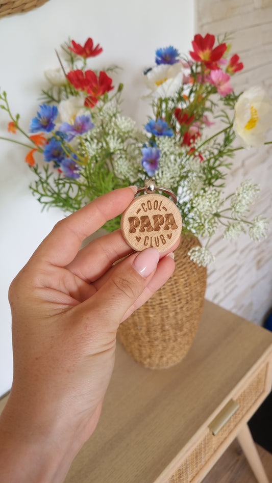 Un porte-clé en bois