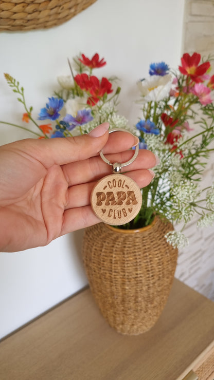 Un porte-clé en bois