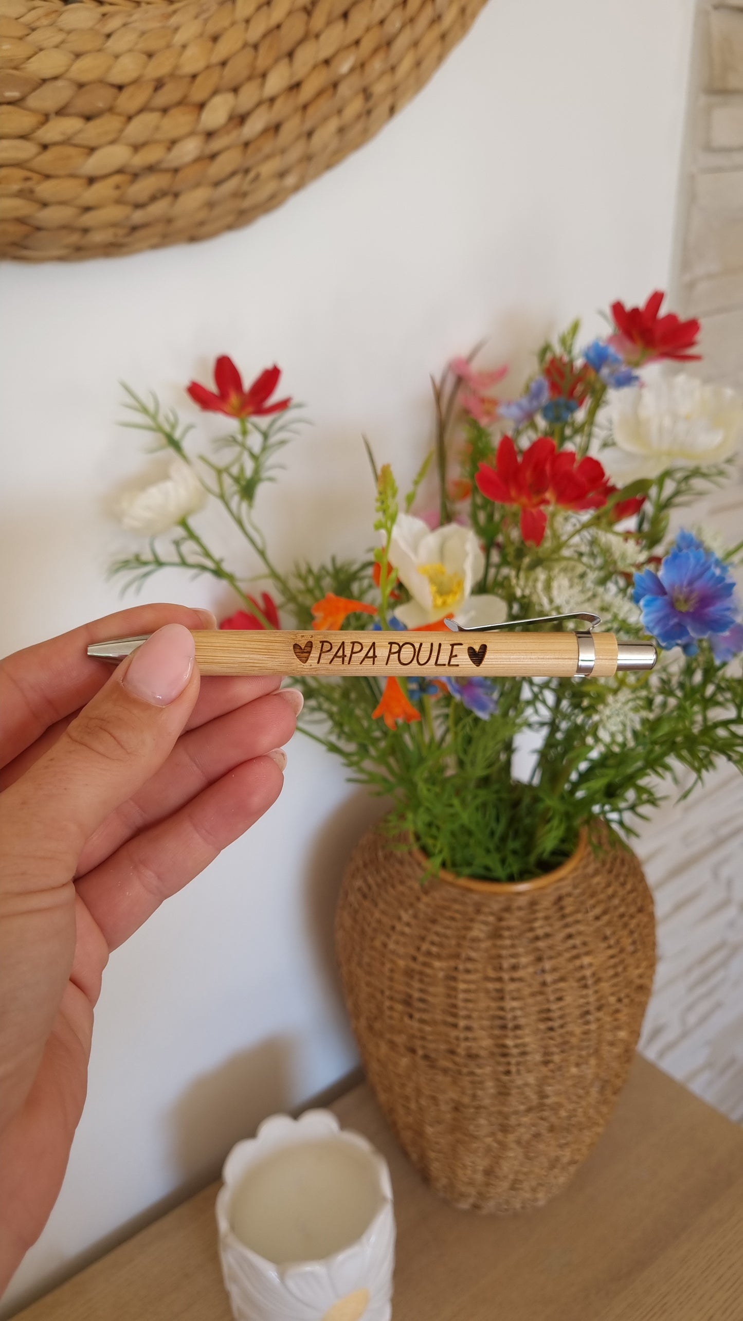 Stylo personnalisé en bois