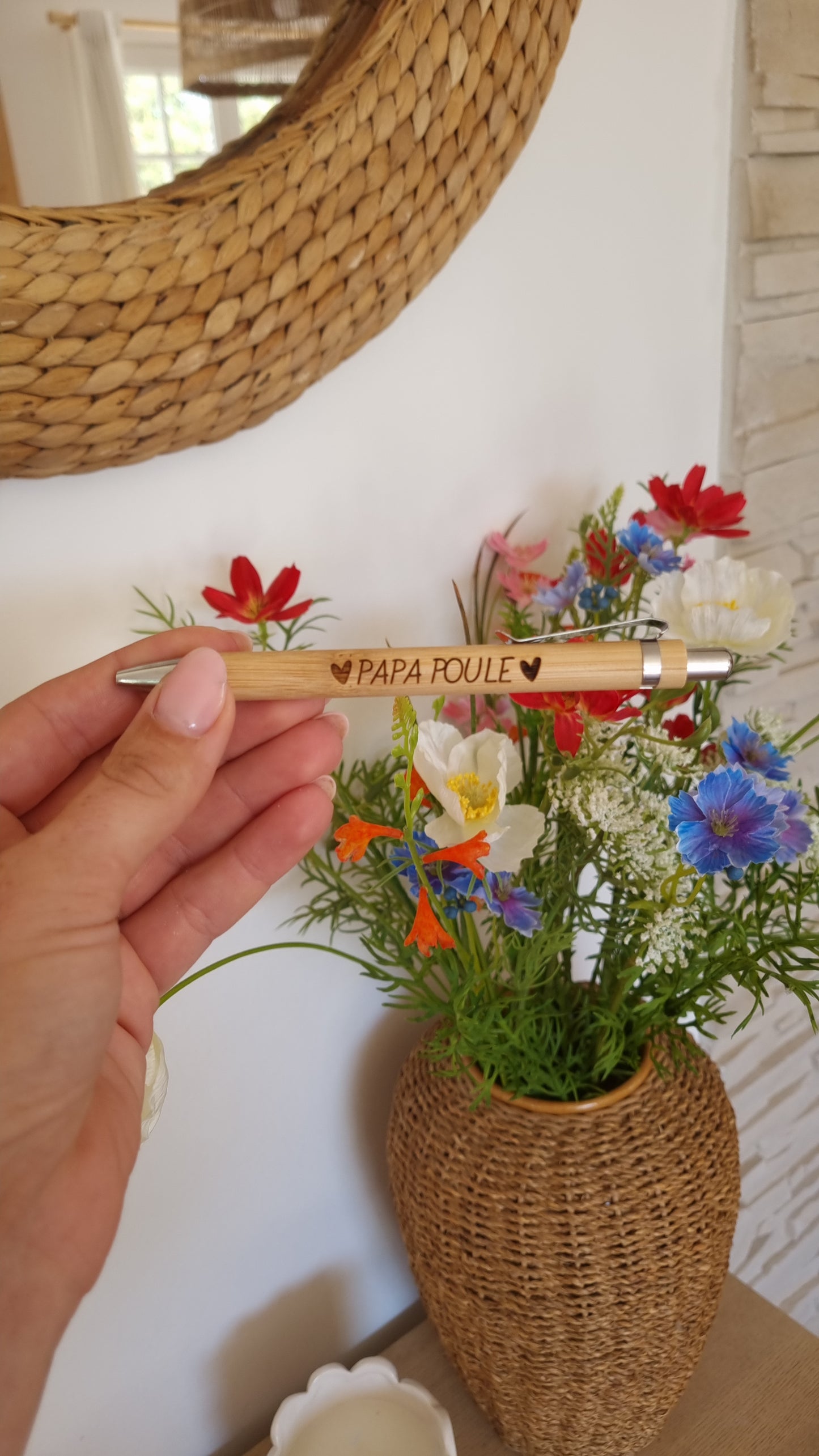 Stylo personnalisé en bois