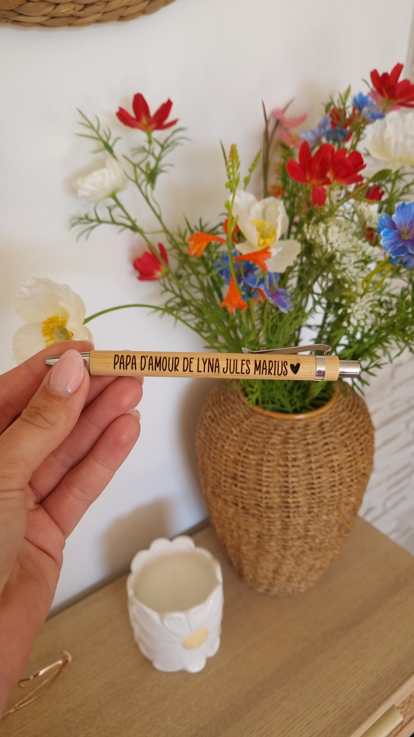 Stylo personnalisé en bois