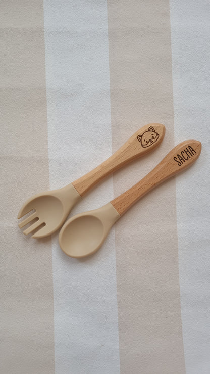 Set de couverts bébé personnalisé