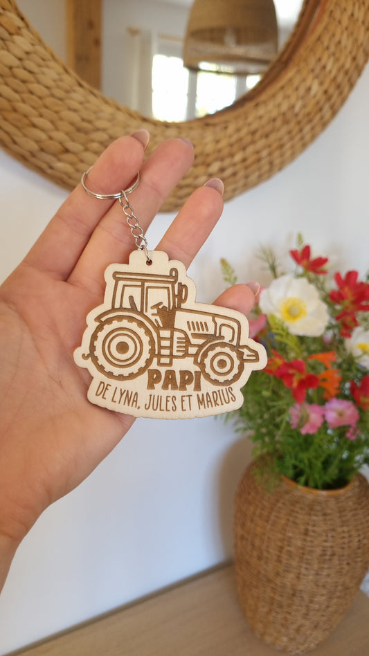 Porte clé tracteur