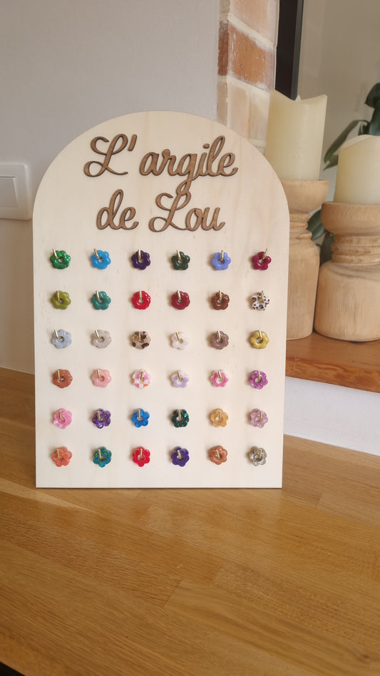 Support à pampilles