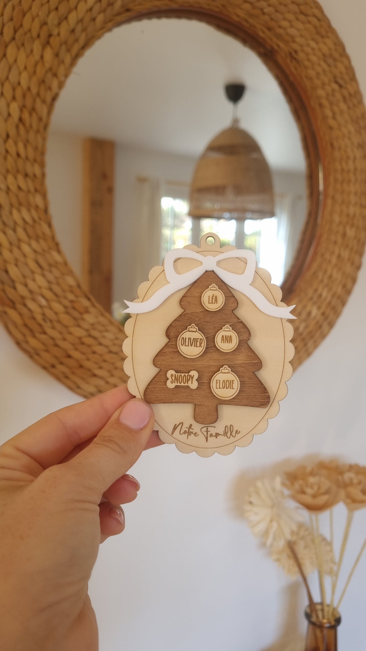 Boule de Noël famille 🎄