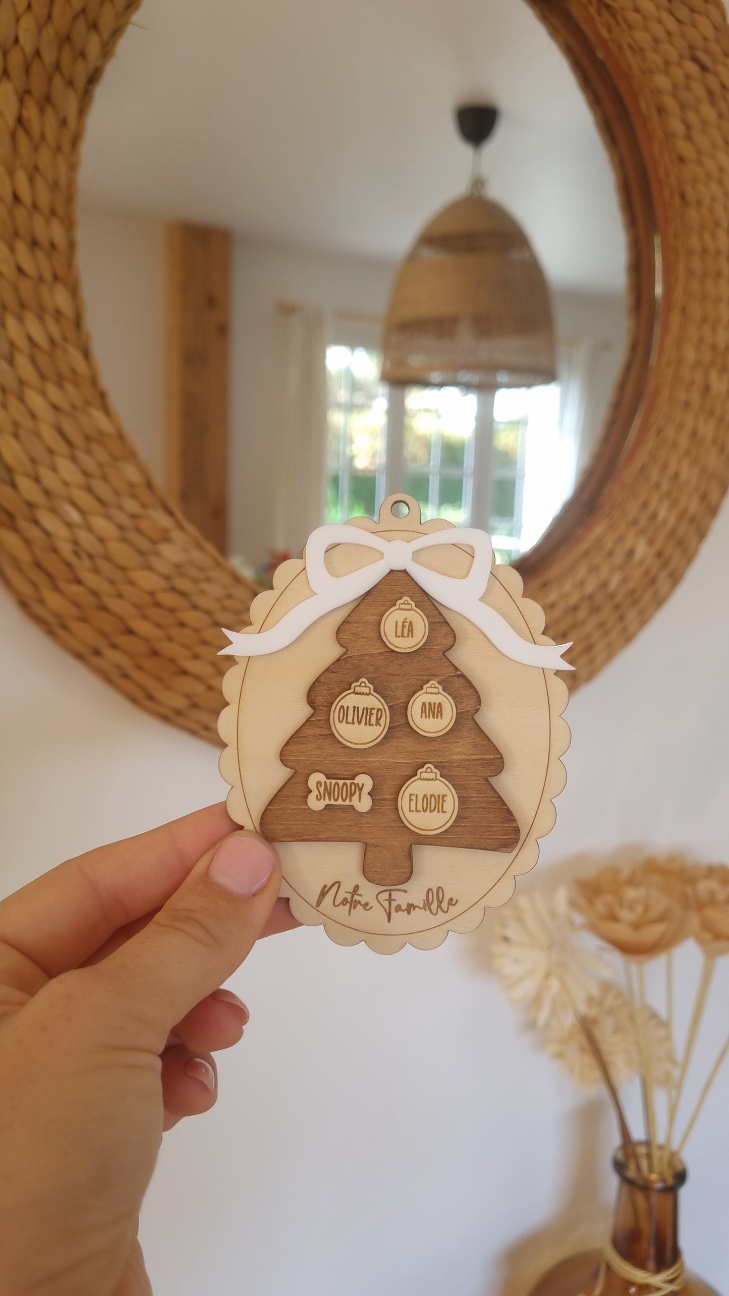 Boule de Noël famille 🎄