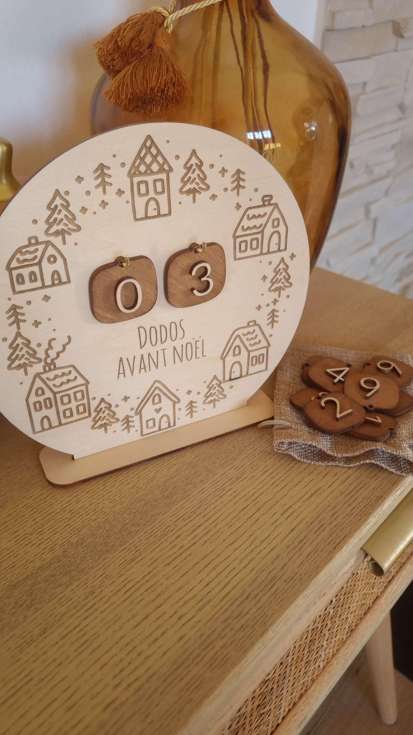 Panneau « Nombre de dodos avant Noël »