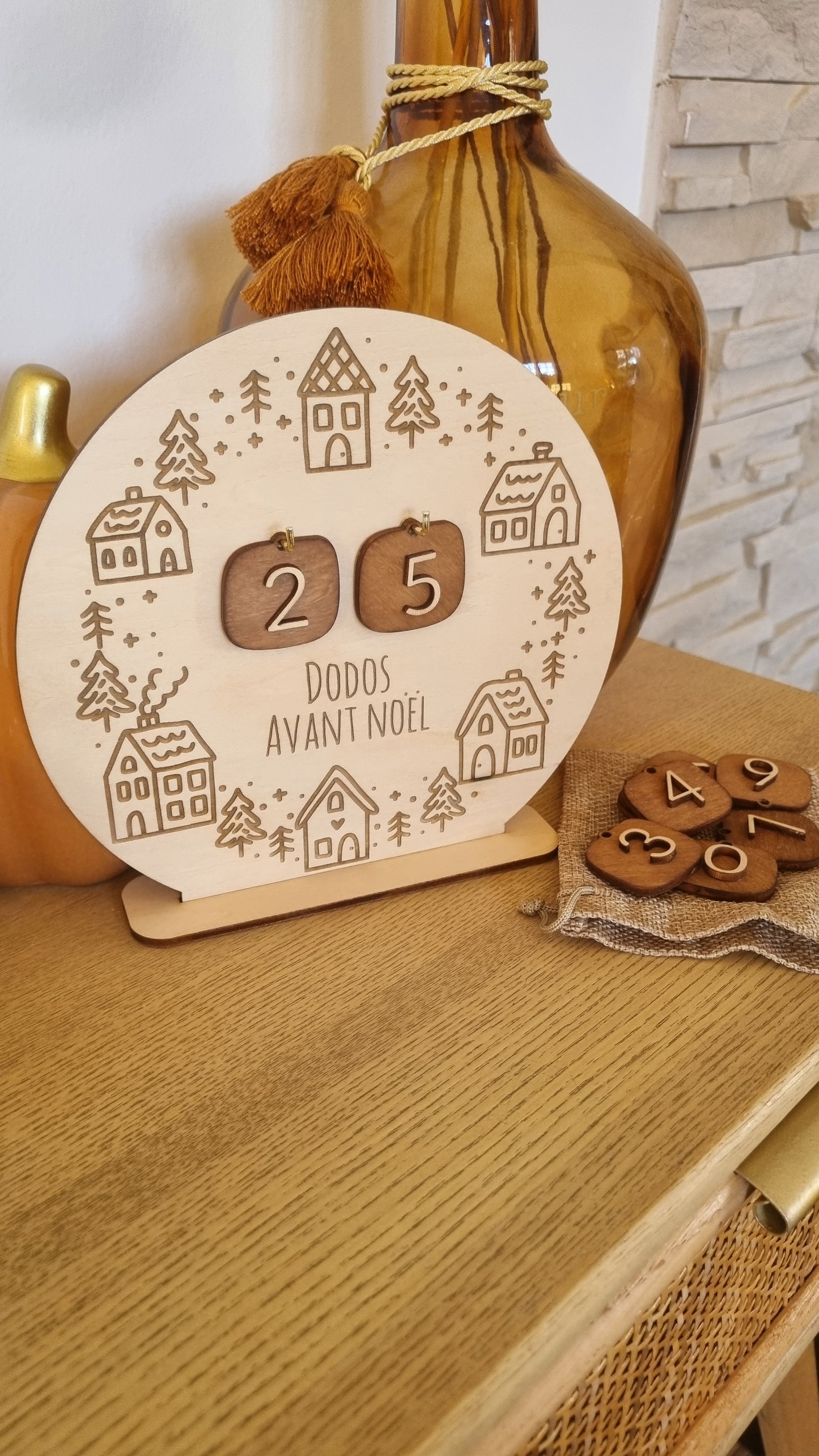 Panneau « Nombre de dodos avant Noël »