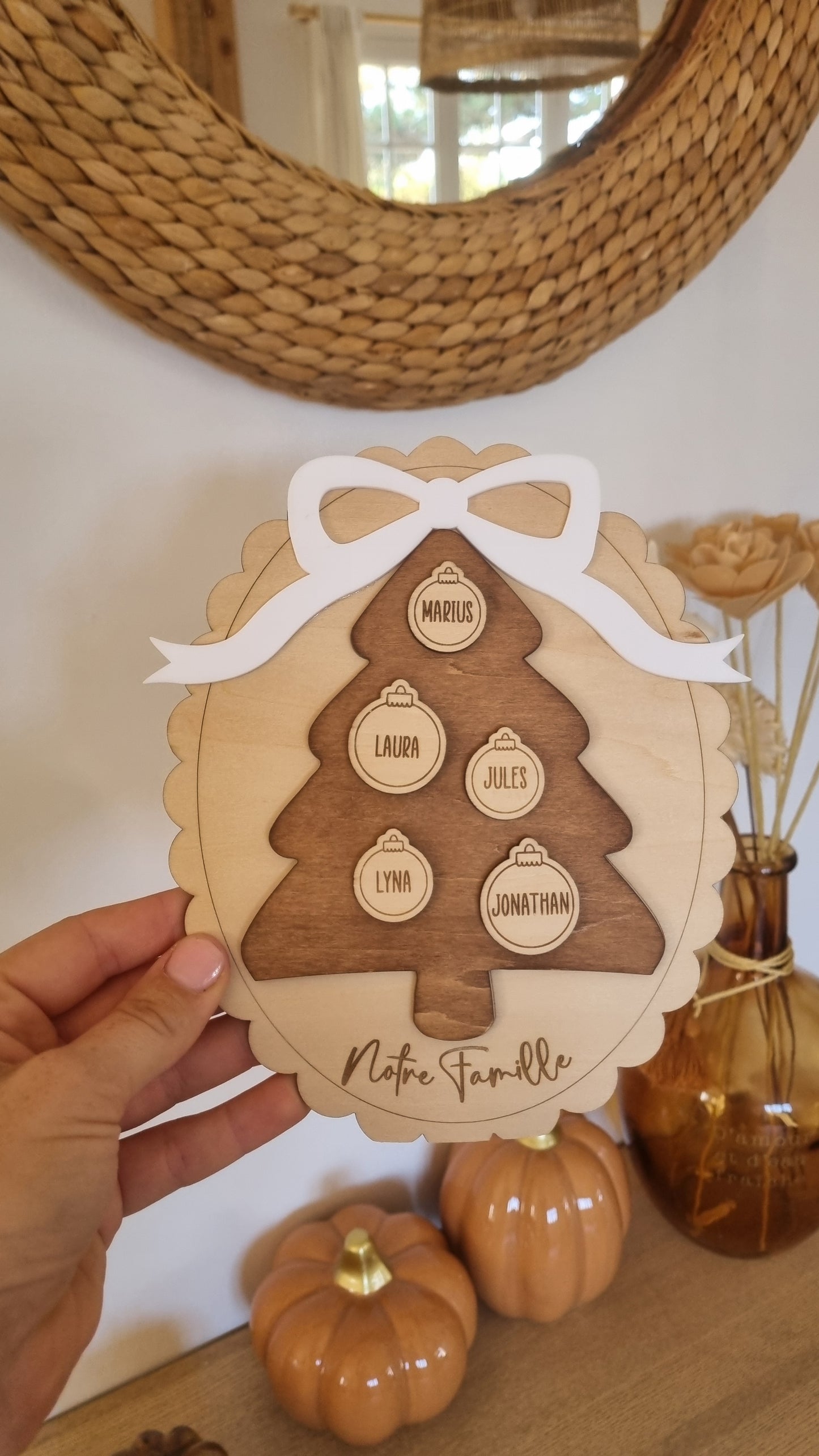 Cadre de Noël famille 🎄