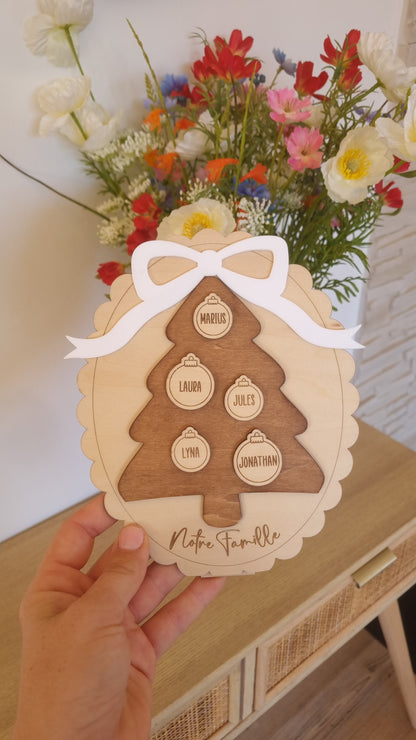 Cadre de Noël famille 🎄