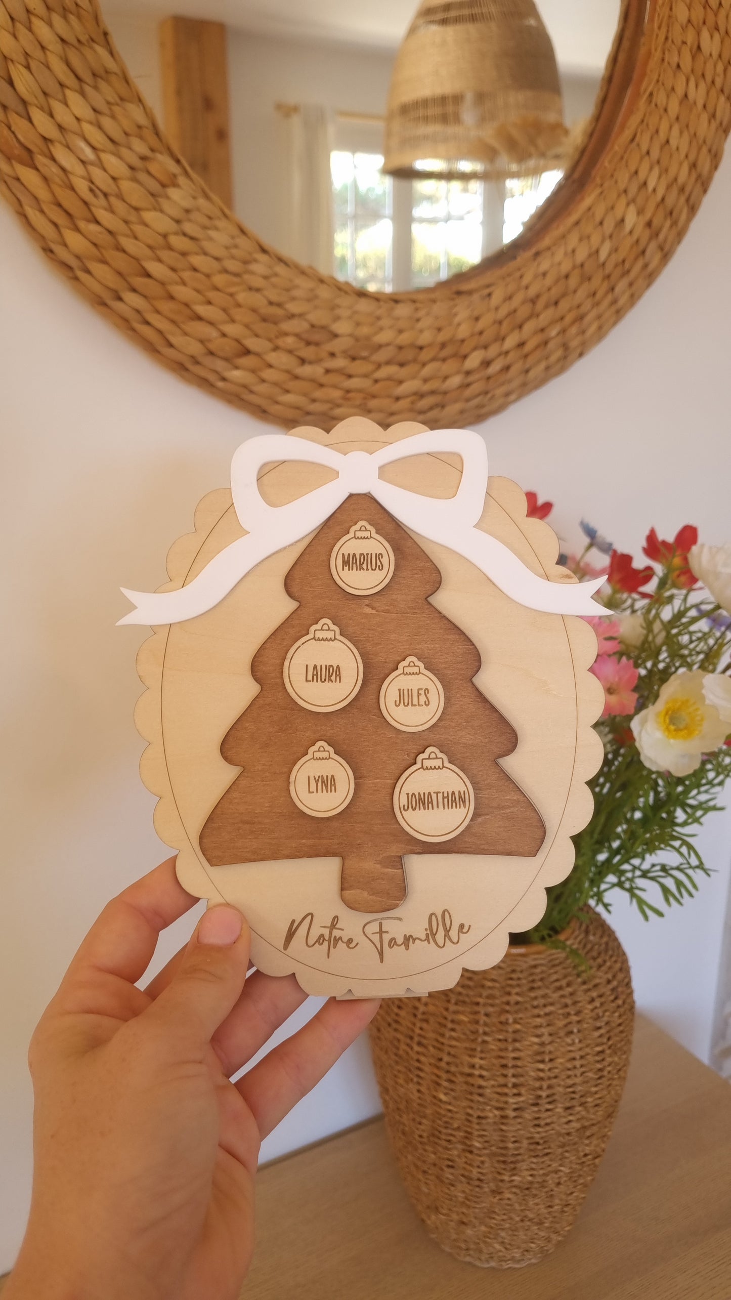 Cadre de Noël famille 🎄