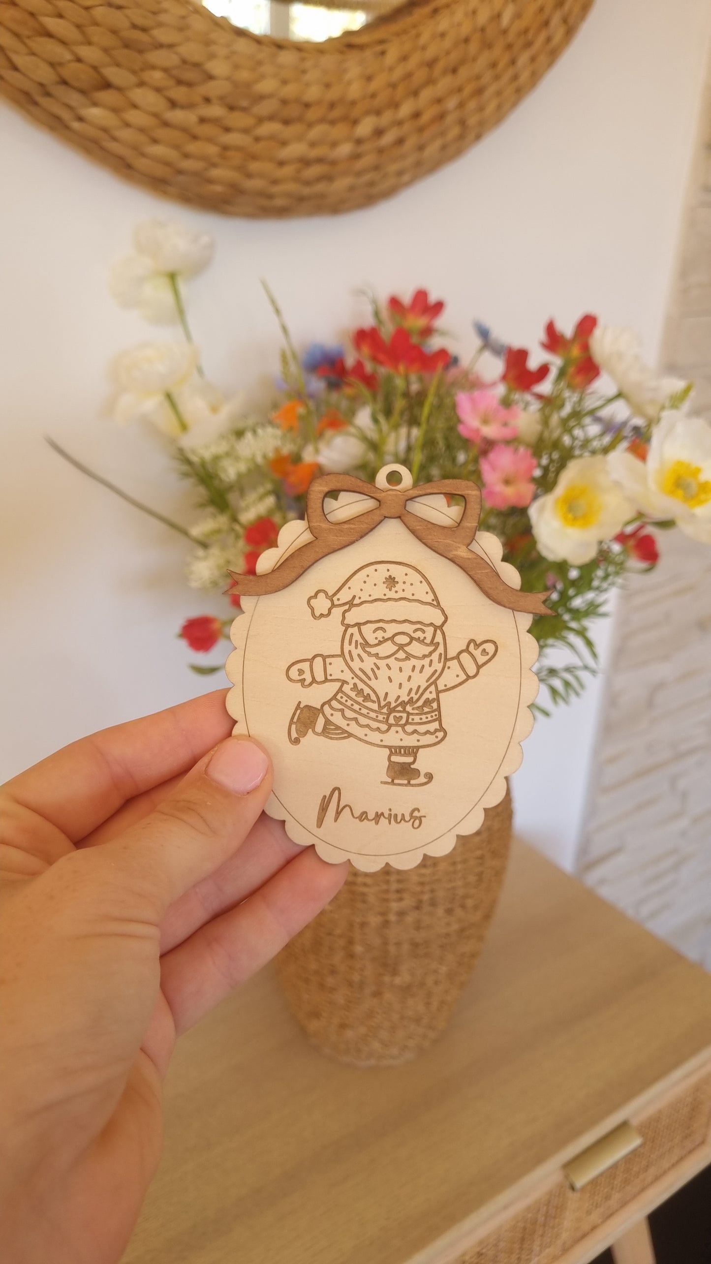 Boule de Noël père noël