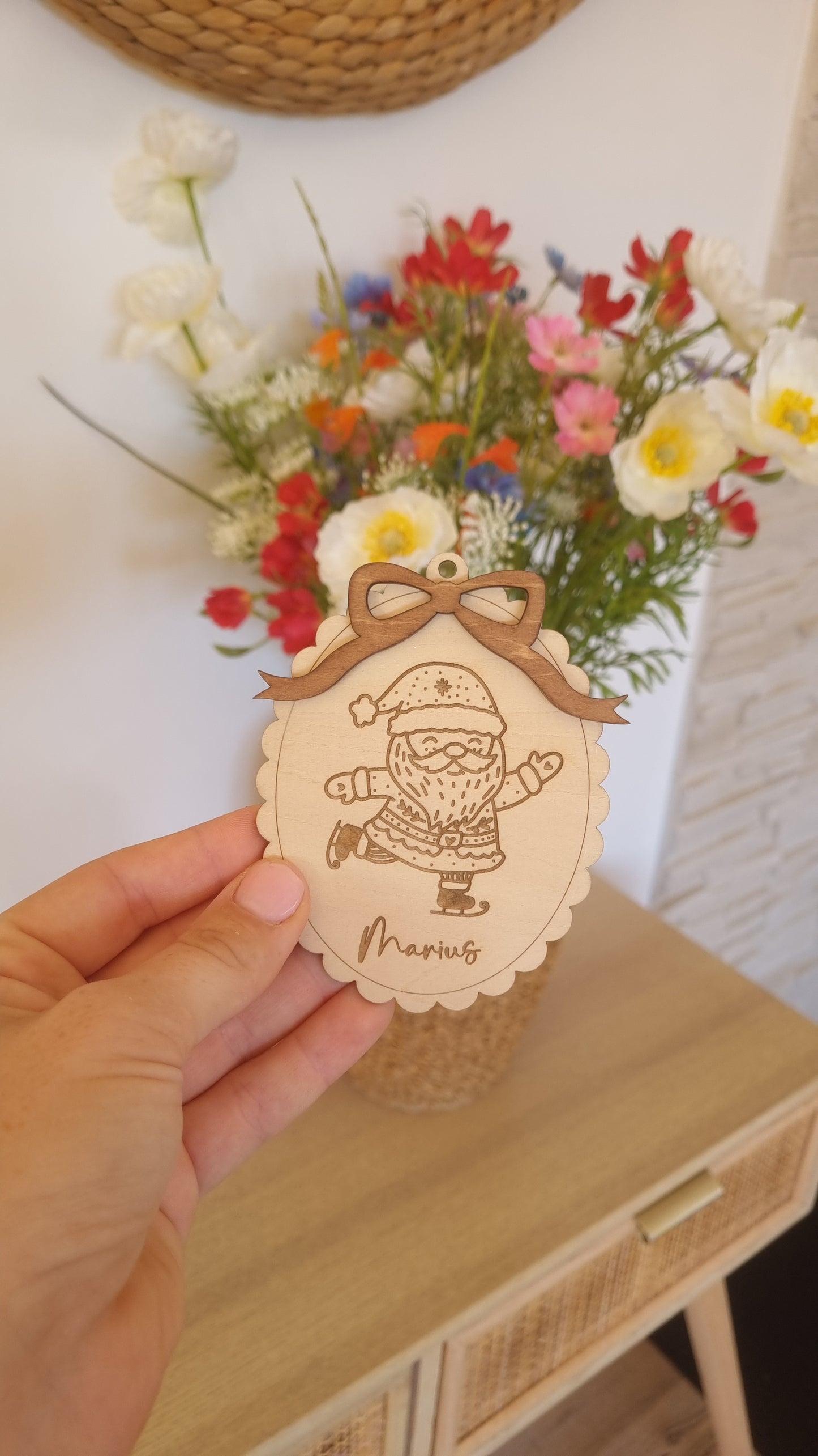 Boule de Noël père noël