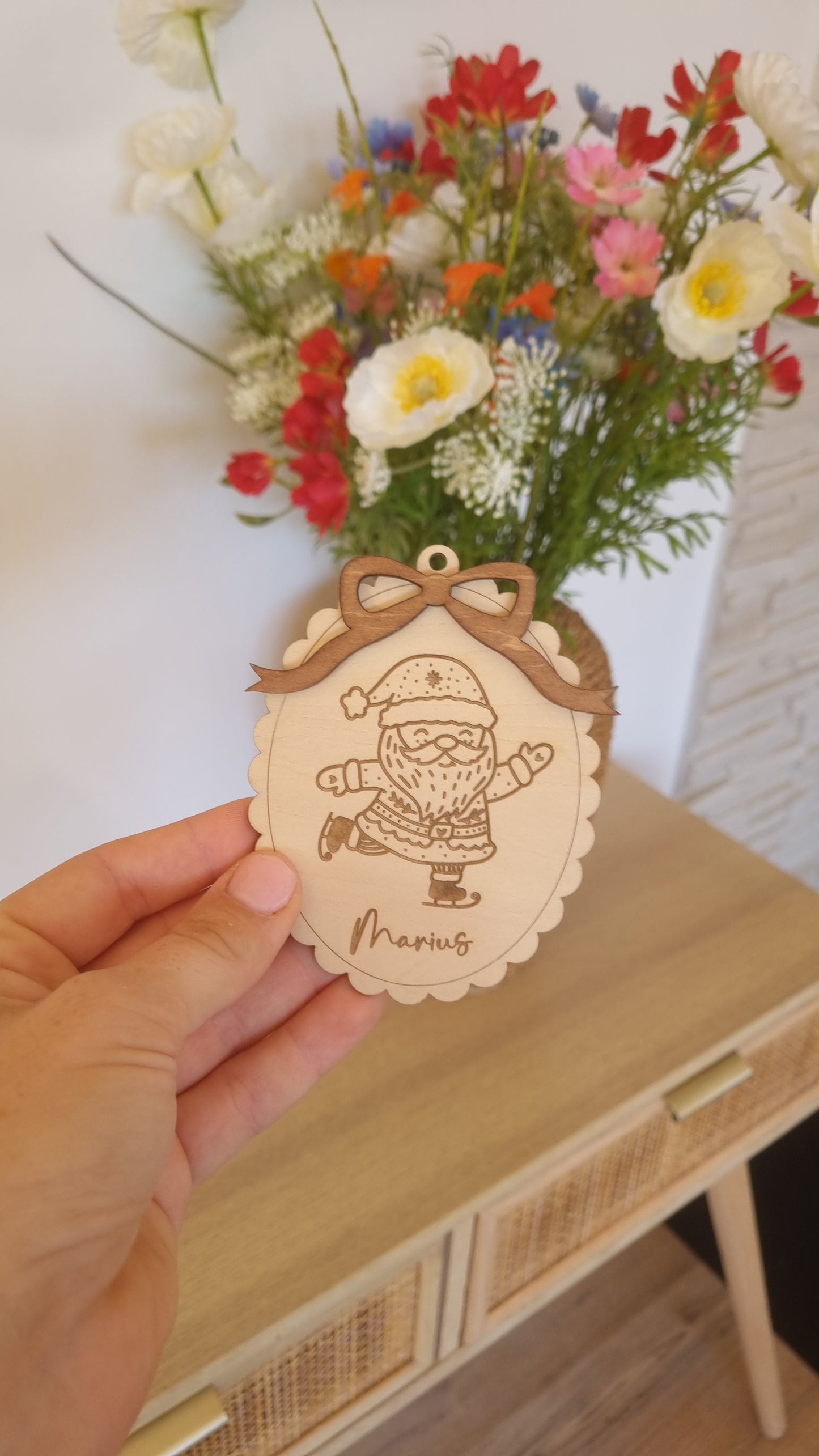 Boule de Noël père noël